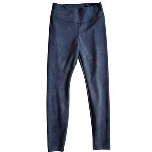 White House Black Market Suede Runway Legging True Indigo Size 12R